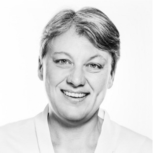 Headshot of Sabine Indinger, a work-life educator who finds ways of applying Viktor Frankl’s ideas to the workplace.