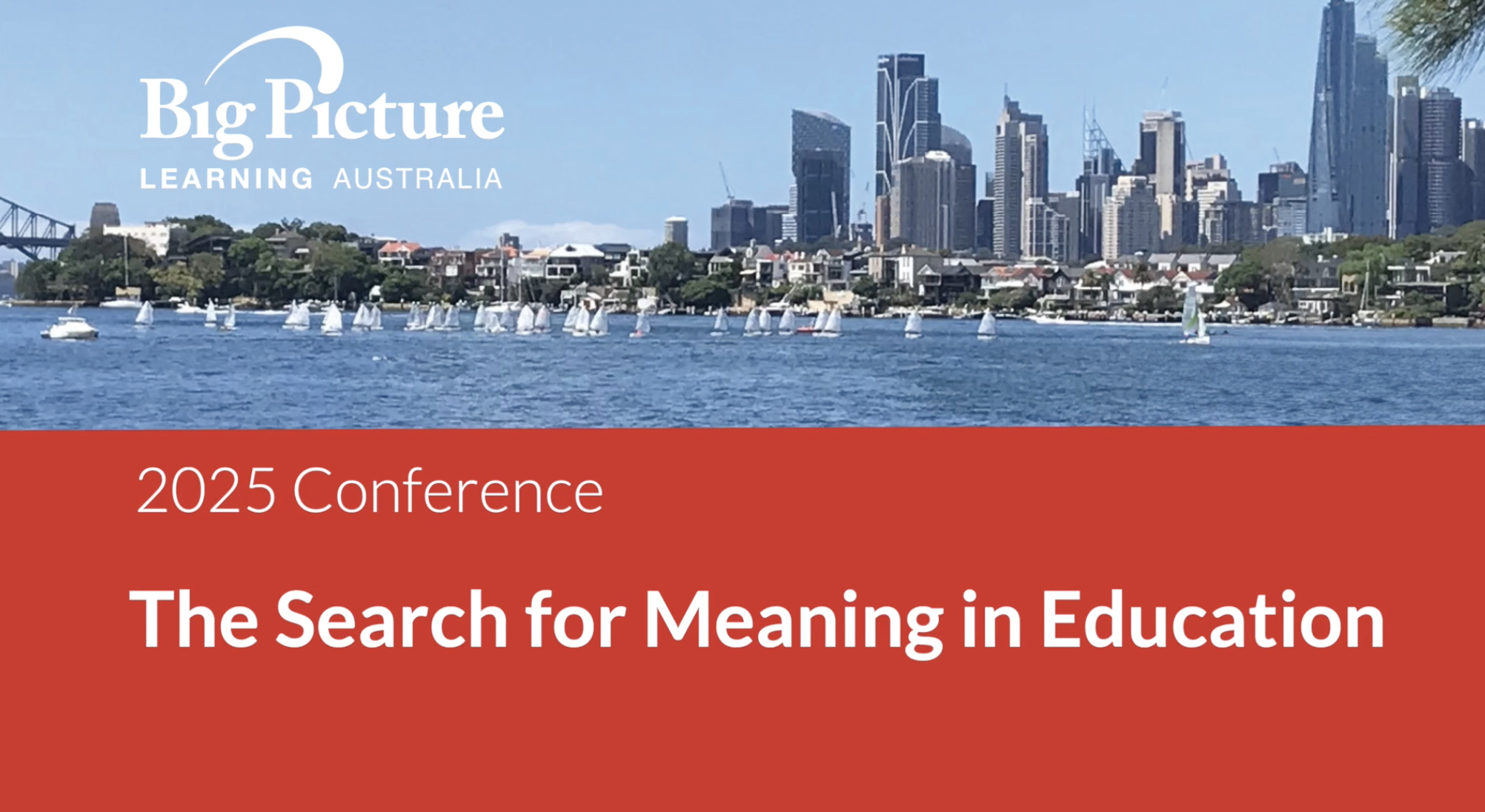 Poster for Big Picture Learning Australia Conference